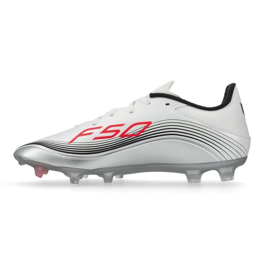 adidas F50 League Messi Presti10 FG / MG - White/Lucid Red/Silver Metallic