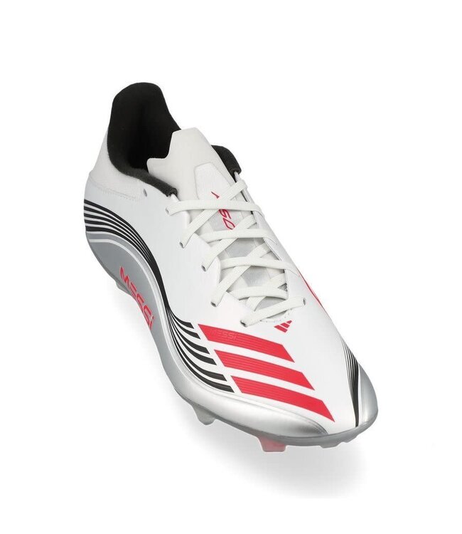 adidas adidas F50 League Messi Presti10 FG / MG - White/Lucid Red/Silver Metallic