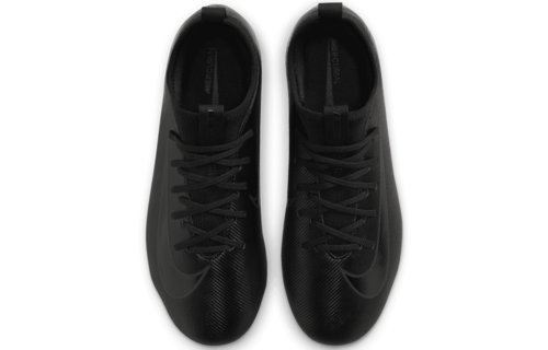 Nike Jr Zoom Mercurial Vapor 16 Shadow Academy FG Cleats - Black/Deep Jungle