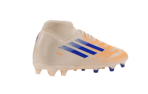 adidas Womens F50 Sparkfusion  Club Mid FG / MG - Bliss Orange/Lucid Blue/Beam Orange