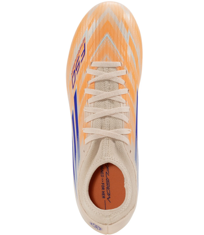 adidas adidas Womens F50 Sparkfusion  Club Mid FG / MG - Bliss Orange/Lucid Blue/Beam Orange