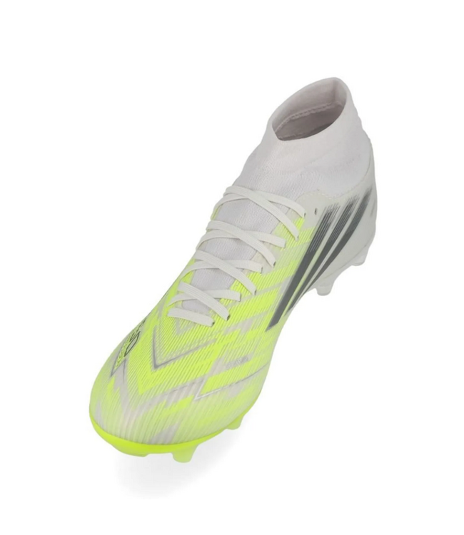 adidas adidas Womens F50 Sparkfusion League Mid FG / MG - White/Iron Metallic/Hi-Res Yellow