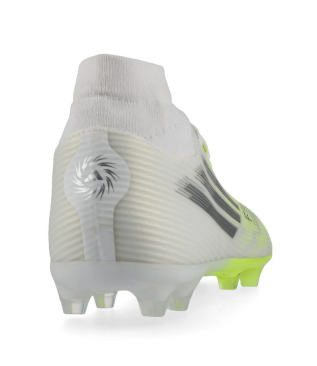 adidas adidas Womens F50 Sparkfusion League Mid FG / MG - White/Iron Metallic/Hi-Res Yellow