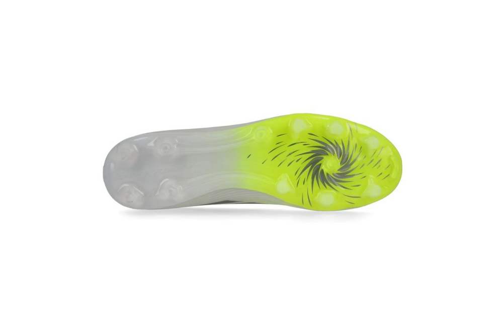 adidas Womens F50 Sparkfusion League Mid FG / MG - White/Iron Metallic/Hi-Res Yellow