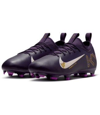 Nike Nike Jr Zoom Mercurial Vapor 16 KM Mbappe Academy FG Cleats - Grand Purple/Pale Ivory