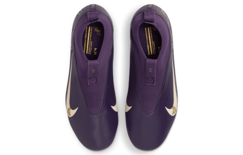 Nike Jr Zoom Mercurial Superfly 10 KM Mbappe Academy FG Cleats - Grand Purple/Pale Ivory