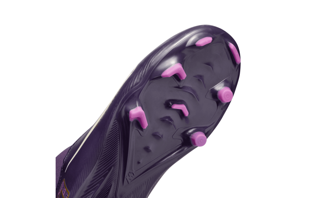 Nike Jr Zoom Mercurial Superfly 10 KM Mbappe Academy FG Cleats - Grand Purple/Pale Ivory