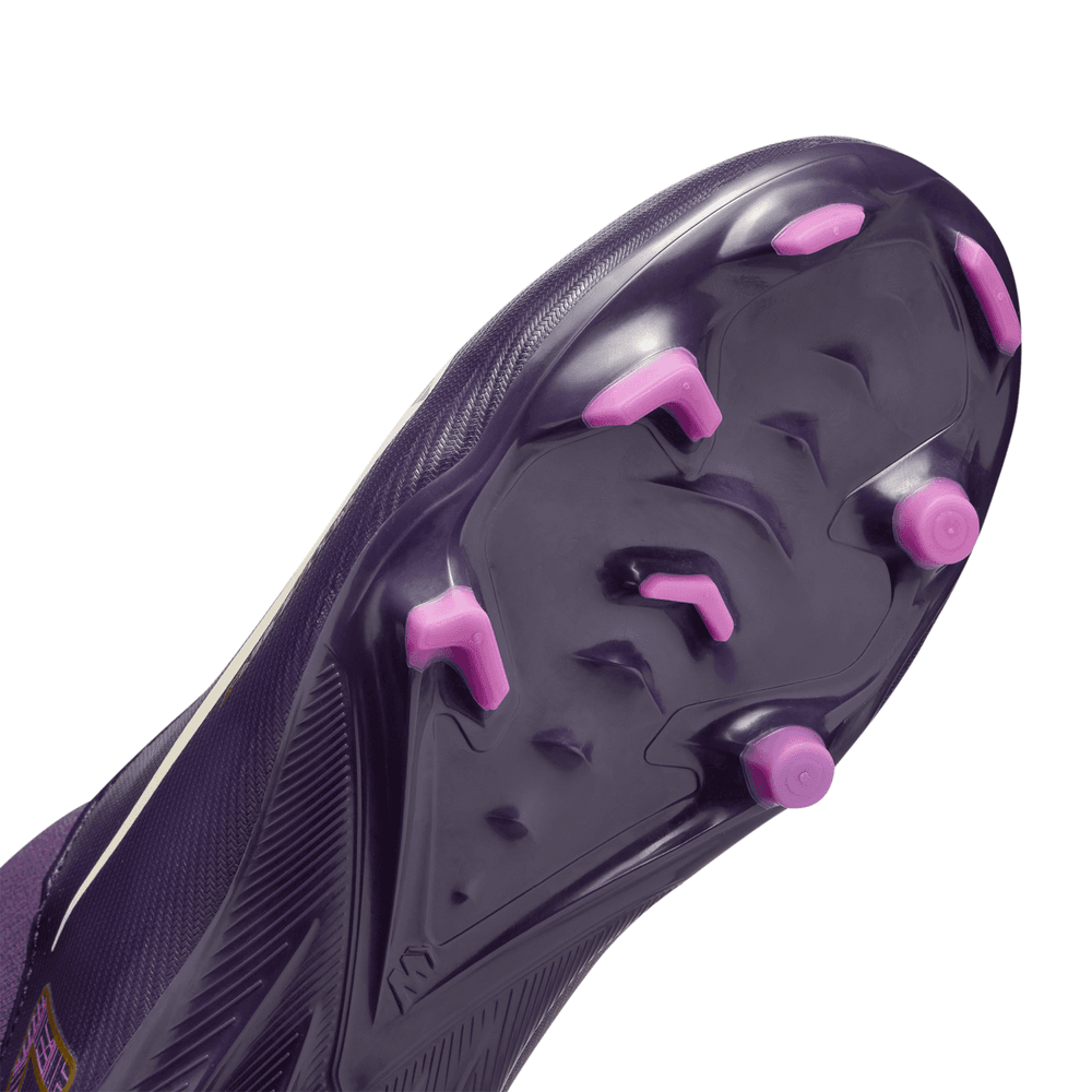 Nike Jr Zoom Mercurial Superfly 10 KM Mbappe Academy FG Cleats - Grand Purple/Pale Ivory
