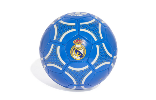 adidas Real Madrid 2025 Originals Retro Soccer Ball - Bluebird/Ray Blue/Bold Gold