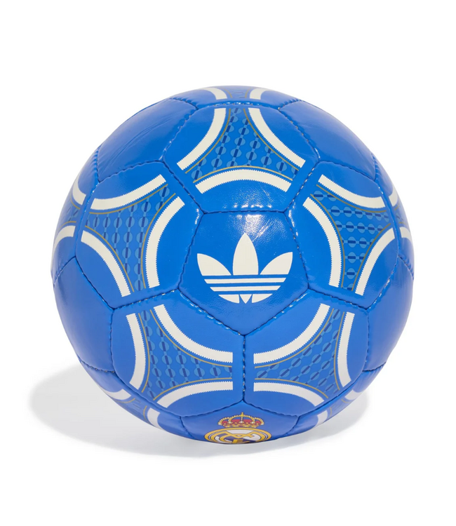 adidas adidas Real Madrid 2025 Originals Retro Soccer Ball - Bluebird/Ray Blue/Bold Gold