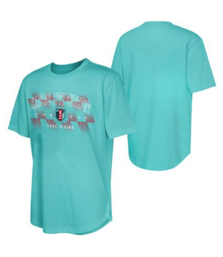 Outerstuff Outerstuff  KC Kansas City Current Youth  Teal RIsing Graphic Shirt  - Teal/Red