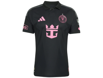 adidas Inter Miami 2026 - 27 Authentic Away Jersey - Black/Bliss Pink