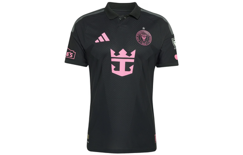adidas Inter Miami 2026 - 27 Authentic Away Jersey - Black/Bliss Pink