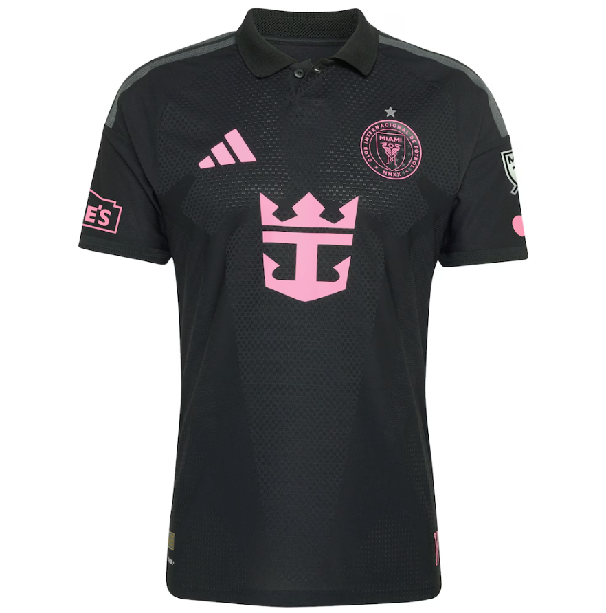 adidas Inter Miami 2026 - 27 Authentic Away Jersey - Black/Bliss Pink