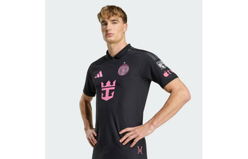 adidas Inter Miami 2026 - 27 Authentic Away Jersey - Black/Bliss Pink