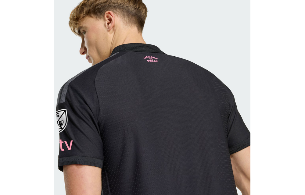 adidas Inter Miami 2026 - 27 Authentic Away Jersey - Black/Bliss Pink