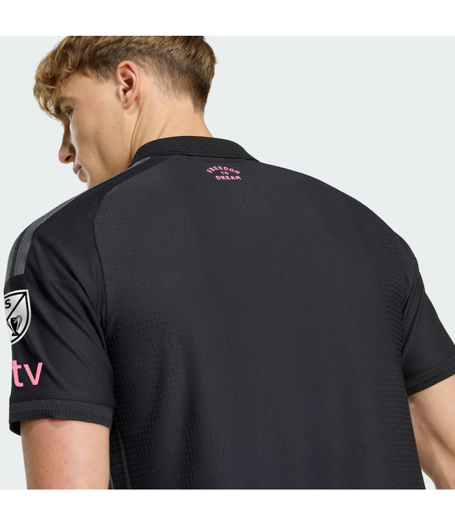 adidas adidas Inter Miami 2026 - 27 Authentic Away Jersey - Black/Bliss Pink