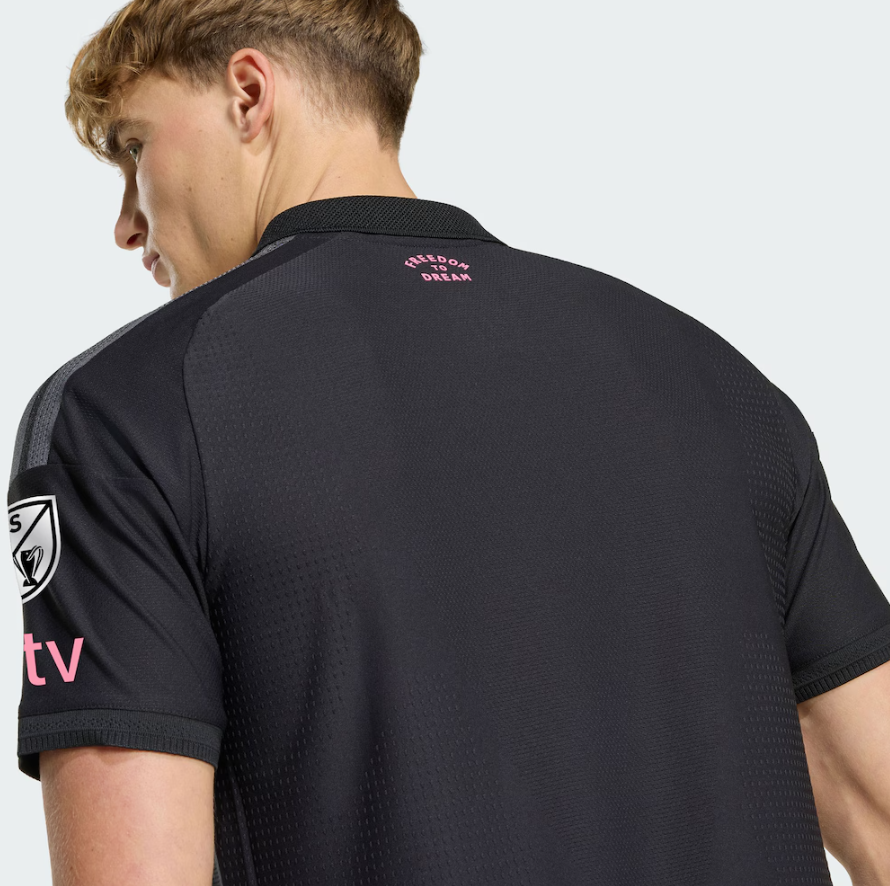 adidas Inter Miami 2026 - 27 Authentic Away Jersey - Black/Bliss Pink