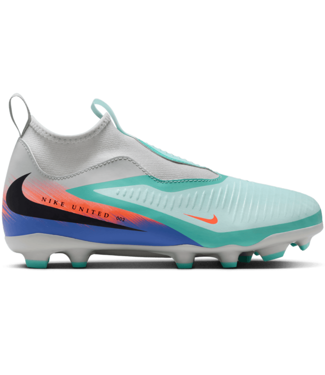 Nike Nike Jr Phantom 6  High Academy FG / MG Cleats United 2 Pack - Pistachio Frost/Hyper Orange