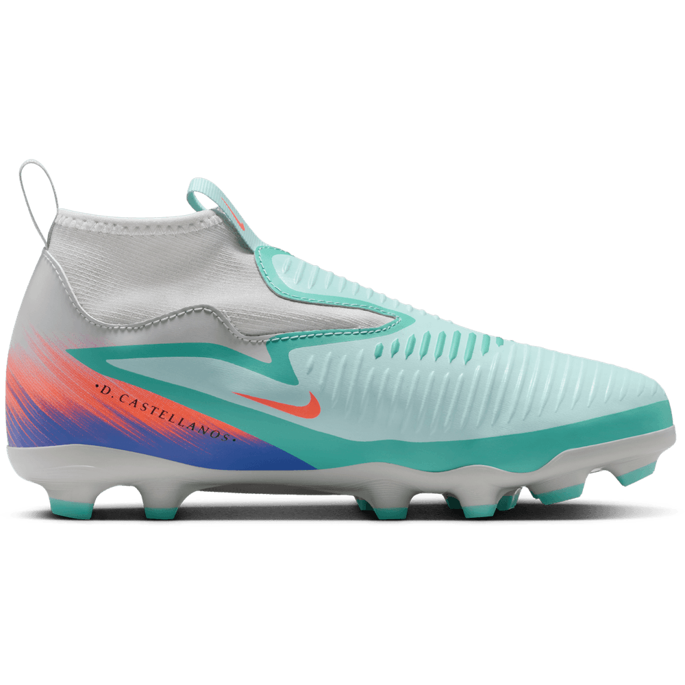 Nike Jr Phantom 6  High Academy FG / MG Cleats United 2 Pack - Pistachio Frost/Hyper Orange