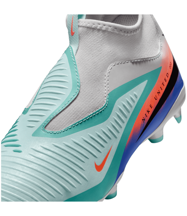 Nike Nike Jr Phantom 6  High Academy FG / MG Cleats United 2 Pack - Pistachio Frost/Hyper Orange