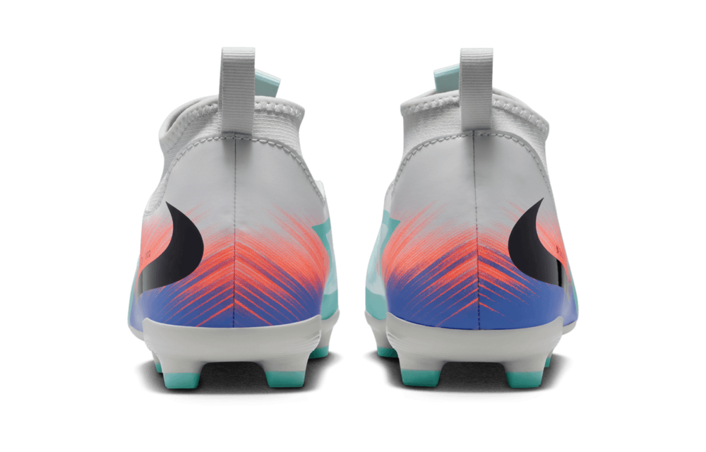 Nike Jr Phantom 6  High Academy FG / MG Cleats United 2 Pack - Pistachio Frost/Hyper Orange