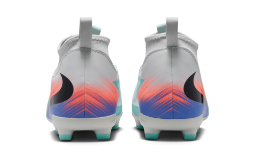 Nike Jr Phantom 6  High Academy FG / MG Cleats United 2 Pack - Pistachio Frost/Hyper Orange