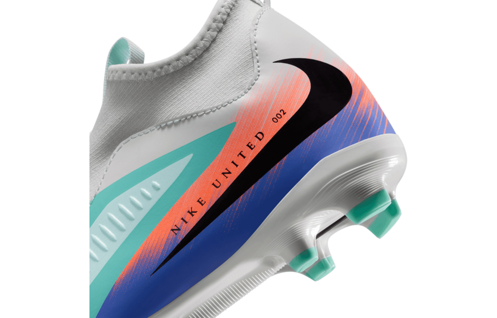 Nike Jr Phantom 6  High Academy FG / MG Cleats United 2 Pack - Pistachio Frost/Hyper Orange