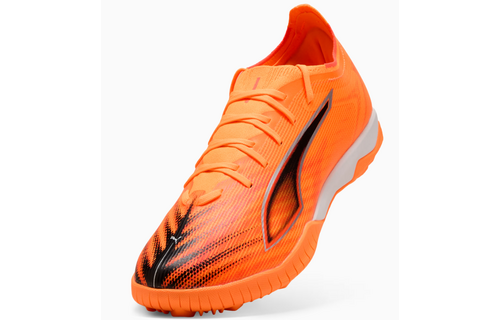 Puma Ultra Match 6 Hot Pursuit Pack TT Turf Shoes- Heat Fire/Black/Glowing Red