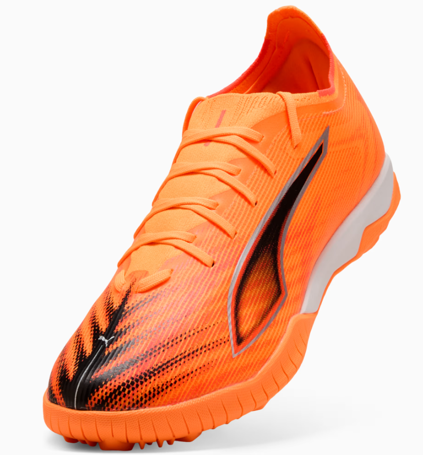 Puma Ultra Match 6 Hot Pursuit Pack TT Turf Shoes- Heat Fire/Black/Glowing Red