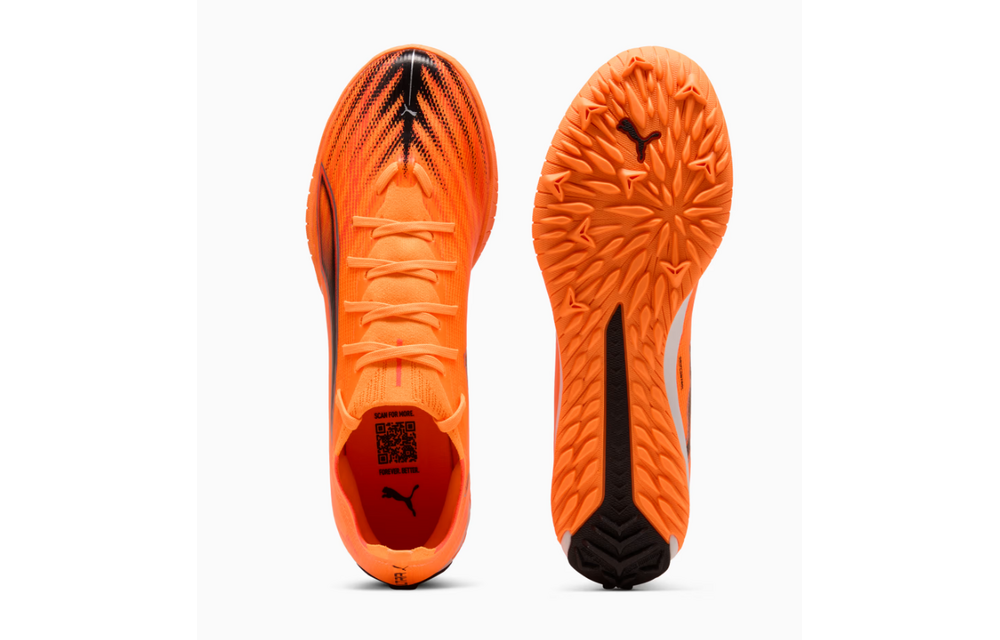 Puma Ultra Match 6 Hot Pursuit Pack TT Turf Shoes- Heat Fire/Black/Glowing Red