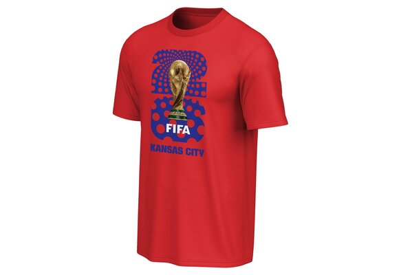 Outerstuff Youth FIFA World Cup 2026 Kansas City Performance Shirt - Red