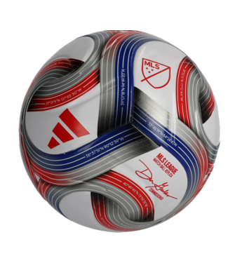 adidas adidas 2026 MLS FIFA Quality NFHS Soccer Ball - White/Royal Blue/Red/Silver Metallic