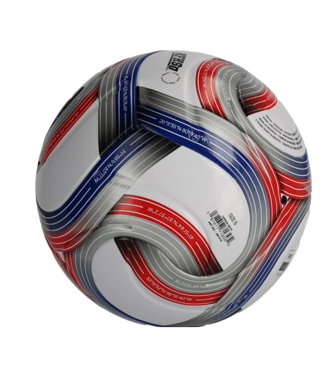adidas adidas 2026 MLS FIFA Quality NFHS Soccer Ball - White/Royal Blue/Red/Silver Metallic