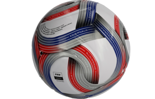 adidas 2026 MLS FIFA Quality NFHS Soccer Ball - White/Royal Blue/Red/Silver Metallic
