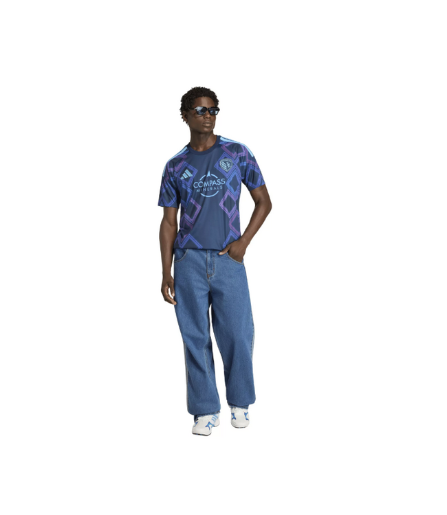 adidas adidas Sporting Kansas City 2026 - 27 Away Jersey - Night Indigo/Vibrnt Purple