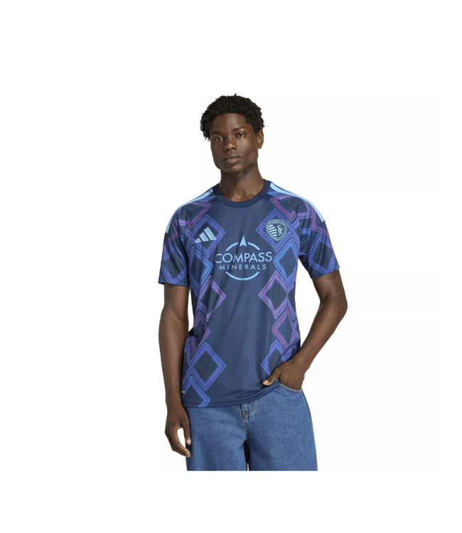 adidas adidas Sporting Kansas City 2026 - 27 Away Jersey - Night Indigo/Vibrnt Purple