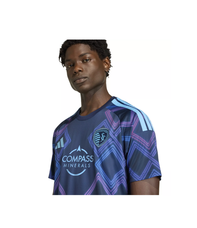 adidas adidas Sporting Kansas City 2026 - 27 Away Jersey - Night Indigo/Vibrnt Purple