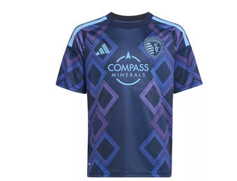 adidas Youth Sporting Kansas City 2026 - 27 Away Jersey - Night Indigo/Vibrnt Purple