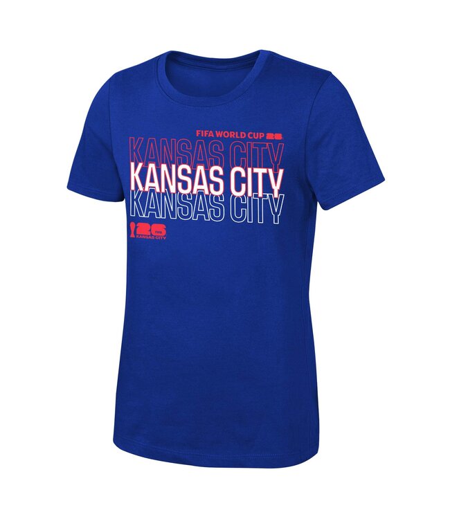 Outerstuff Outerstuff Womens FIFA World Cup 2026 Kansas City Performance Shirt - Royal Blue