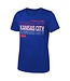 Outerstuff Outerstuff Womens FIFA World Cup 2026 Kansas City Performance Shirt - Royal Blue