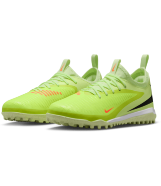 Nike Nike Jr Phantom 6 Low Academy DF TF Turf Shoes - Hyper Crimson/Life Lime/Black