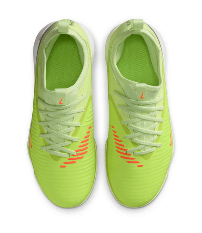 Nike Nike Jr Phantom 6 Low Academy DF TF Turf Shoes - Hyper Crimson/Life Lime/Black