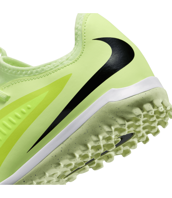 Nike Nike Jr Phantom 6 Low Academy DF TF Turf Shoes - Hyper Crimson/Life Lime/Black