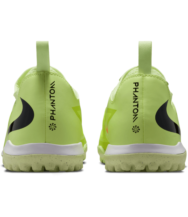 Nike Nike Jr Phantom 6 Low Academy DF TF Turf Shoes - Hyper Crimson/Life Lime/Black
