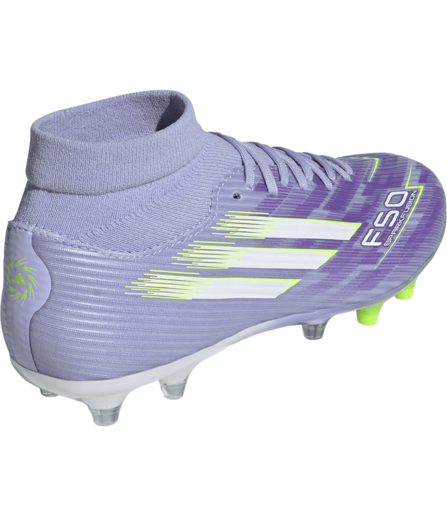 adidas adidas Womens F50 League Mid FG / MG - Purple Rush/White/Lucid Lemon