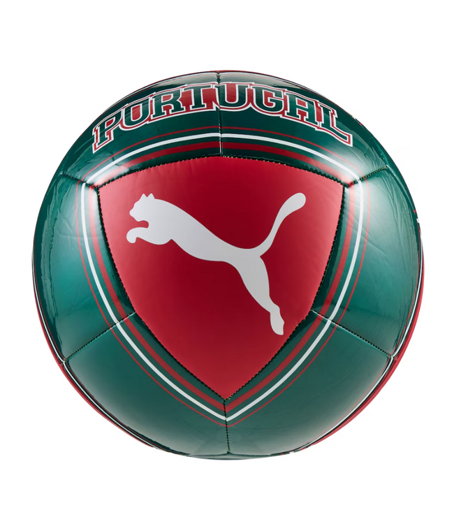 Puma Puma Portugal WC World Cup 2026 Fan Culture Soccer Ball -  Club Red-Green Lagoon