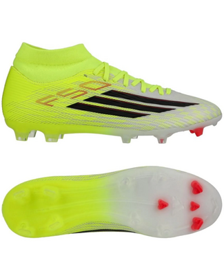 adidas adidas Womens F50 Sparkfusion League Mid FG / MG - Solar Yellow/Black/Lucid Red