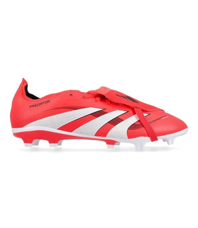 adidas adidas Predator 25 League Fold Over Tongue FG Stealth Pack -Lucid Red/White/Core Black