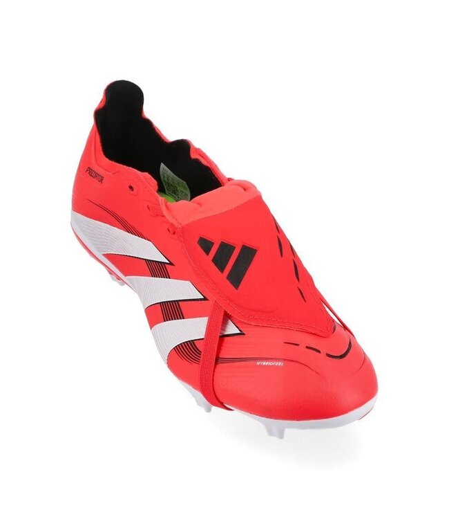adidas adidas Predator 25 League Fold Over Tongue FG Stealth Pack -Lucid Red/White/Core Black
